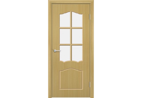 Дверь Верона, шпон дуб, со стеклом